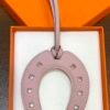 USA Washington 187 Factory Paddock Horseshoe Charm Swift Leather Rose Sakura