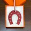 Canada Toronto 187 Factory Paddock Horseshoe Charm HS 856 Swift Rose Sakura / Rouge Casaque