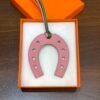 Australia Canberra 187 Factory Paddock Horseshoe Charm Swift Leather Pink / Vert Olive No.860