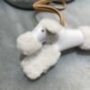 187 Factory Bag Charm Budy Charm Merino Wool & Milo Agneau No.1 Craie & Chai