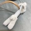 187 Factory Bag Charm Budy Charm Merino Wool & Milo Agneau No.1 Craie & Chai