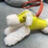 UK London 187 Factory Budy Bag Charm No.4 Milo Agneau Lime & Sanguine