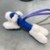 Canada Toronto 187 Factory Budy Bag Charm Milo Agneau Blue France & Blue Electric No.7