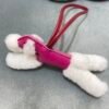187 Factory Bag Charm Price Budy Charm No.8 Milo Agneau Rose Mexico & Rouge H
