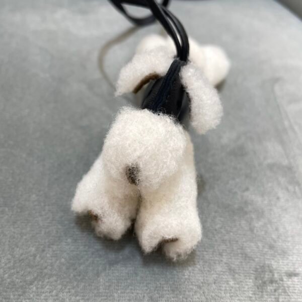 UAE Dubai 187 Factory Budy Charm Merino Wool & Milo Agneau Noir No.12
