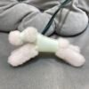 Full Handmade 187 Factory Budy Bag Charm No.15 Milo Agneau Vert Fizz / Vert Fonce