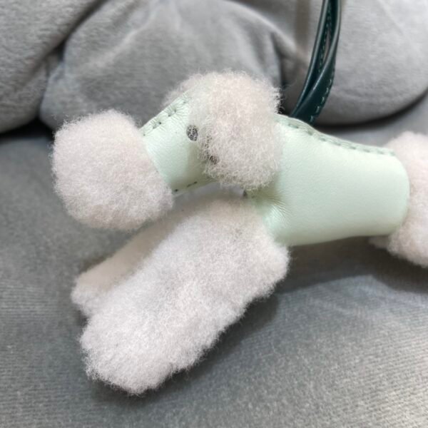 Full Handmade 187 Factory Budy Bag Charm No.15 Milo Agneau Vert Fizz / Vert Fonce