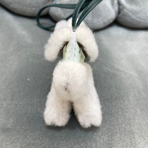 Full Handmade 187 Factory Budy Bag Charm No.15 Milo Agneau Vert Fizz / Vert Fonce