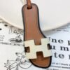 Full Handmade 187 Factory Oran Nano Charm Craie Epsom & Swift Leather