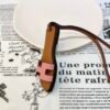 187 Factory Bag Charm Images Rose Confetti Epsom & Swift Leather Oran Nano Charm