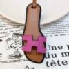 187 Factory Bag Charm Price Oran Nano Charm Rose Purple Epsom & Swift Leather