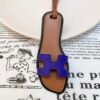 187 Factory Bag Charm Price Oran Nano Charm Blue Electric Epsom & Swift Leather