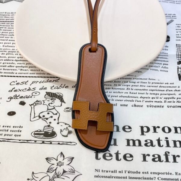 Full Handmade 187 Factory Oran Nano Charm Epsom & Swift Leather Gold
