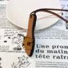 Full Handmade 187 Factory Oran Nano Charm Epsom & Swift Leather Gold