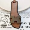 187 Factory Oran Nano Bag Charm Epsom & Swift Leather Etoupe