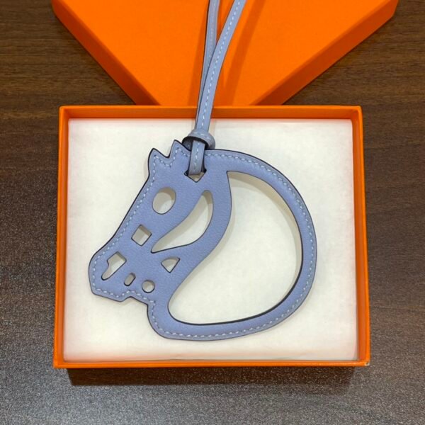 187 Factory Bag Charm Images Lilac Swift Leather Paddock Cheval Charm