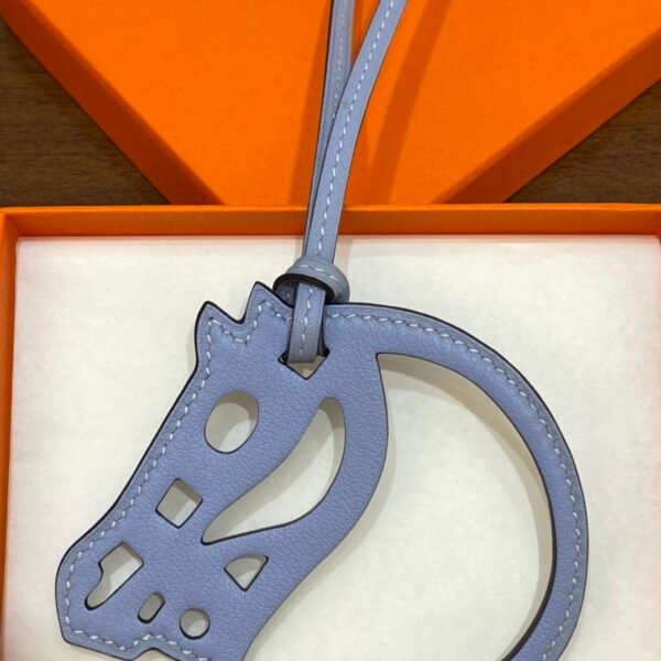 187 Factory Bag Charm Images Lilac Swift Leather Paddock Cheval Charm
