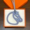 187 Factory Bag Charm Images Lilac Swift Leather Paddock Cheval Charm