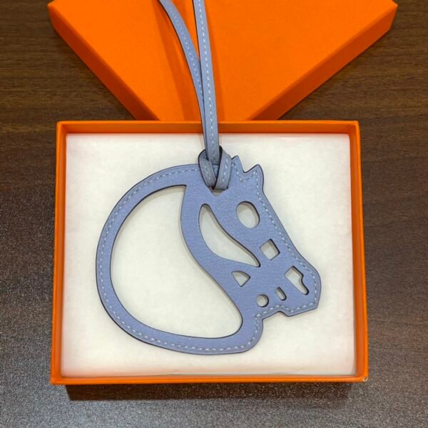 187 Factory Bag Charm Images Lilac Swift Leather Paddock Cheval Charm