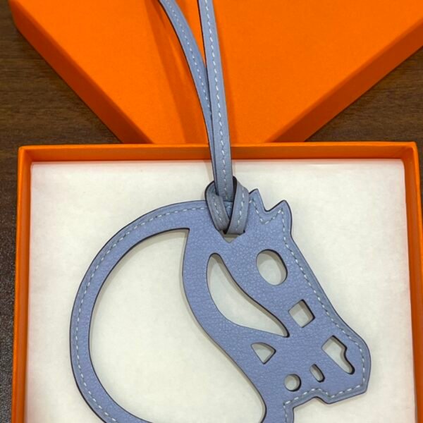 187 Factory Bag Charm Images Lilac Swift Leather Paddock Cheval Charm