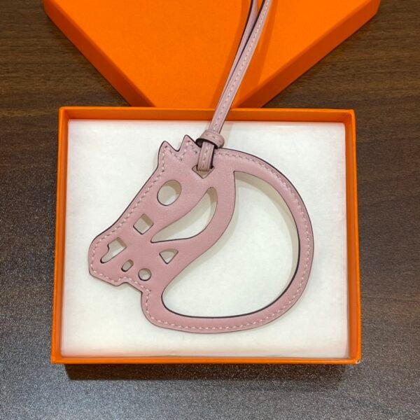 Full Handmade 187 Factory Paddock Cheval Charm Swift Leather Rose Sakura