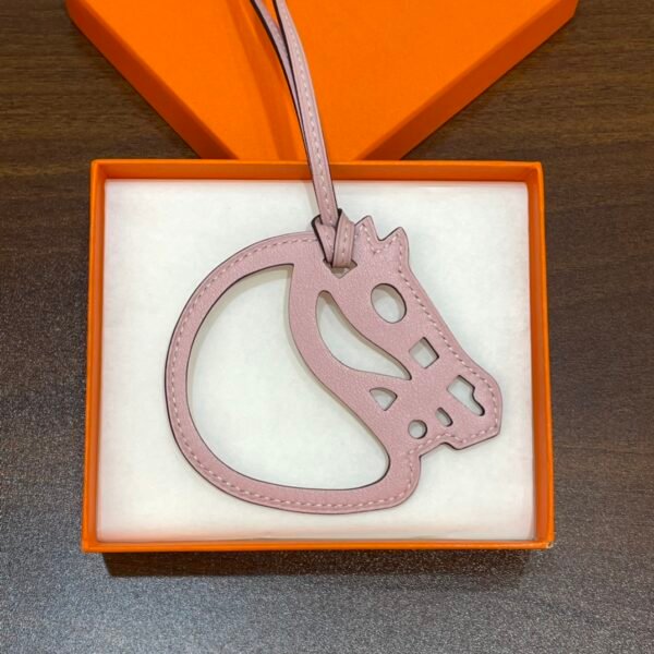 Full Handmade 187 Factory Paddock Cheval Charm Swift Leather Rose Sakura