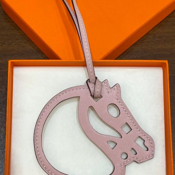 Full Handmade 187 Factory Paddock Cheval Charm Swift Leather Rose Sakura