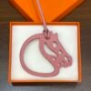 USA Washington 187 Factory Swift Leather Paddock Cheval Charm Rose Confetti