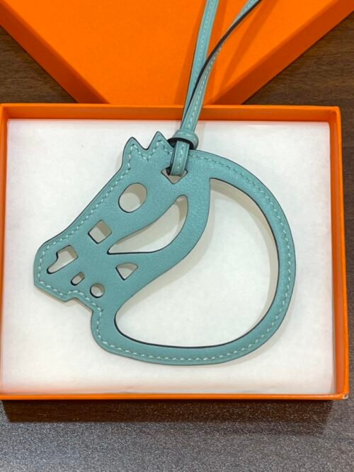 Canada Toronto 187 Factory Blue Atoll Swift Leather Paddock Cheval Charm