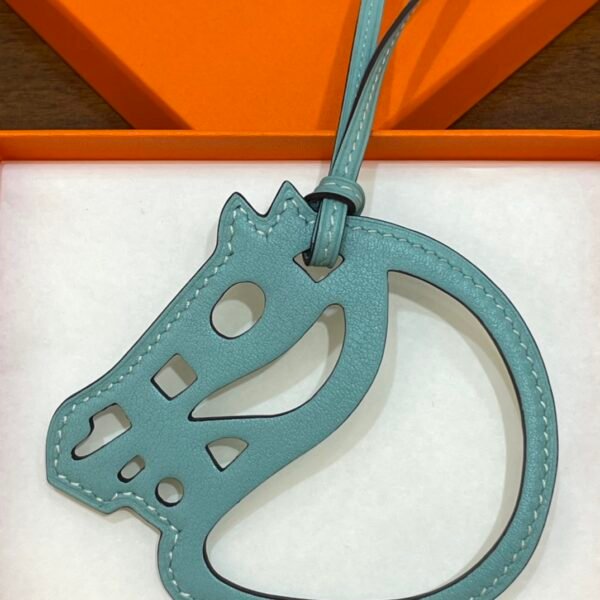 Canada Toronto 187 Factory Blue Atoll Swift Leather Paddock Cheval Charm