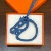 Russia Moscow 187 Factory Swift Leather Blue Azteque Paddock Cheval Charm