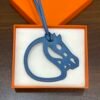 Russia Moscow 187 Factory Swift Leather Blue Azteque Paddock Cheval Charm