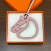 UK London 187 Factory Paddock Cheval Charm Swift Leather Rose Sakura & Etoupe