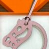 UK London 187 Factory Paddock Cheval Charm Swift Leather Rose Sakura & Etoupe
