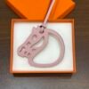 Hong Kong 187 Factory Paddock Cheval Charm Swift Leather Rose Sakura & Rouge Casaque