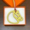 UAE Dubai 187 Factory Rose Lipstick & Lime Swift Leather Paddock Cheval Charm