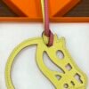 UAE Dubai 187 Factory Rose Lipstick & Lime Swift Leather Paddock Cheval Charm