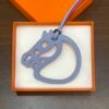 Russia Moscow 187 Factory Paddock Cheval Charm Rose Shocking & Lilac Swift Leather