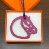 Australia Sydney 187 Factory Paddock Cheval Charm Swift Leather Rouge H & Rose Purple