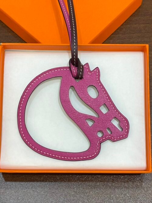 Australia Sydney 187 Factory Paddock Cheval Charm Swift Leather Rouge H & Rose Purple