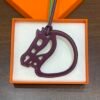 187 Factory Bag Charm Price Violet & Vert Vertigo Swift Leather Paddock Cheval Charm