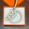 187 Factory Paddock Cheval Charm Images Swift Leather Noir & Craie
