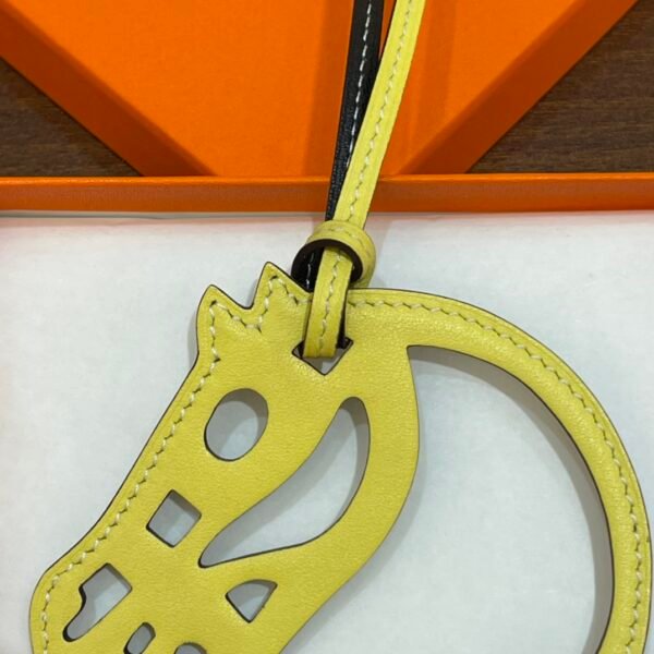 Full Handmade 187 Factory Paddock Cheval Charm Lime & Noir Swift Leather