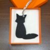 New Arrival 187 Factory Fox Charm Epsom Leather Craie & Togo Leather Noir