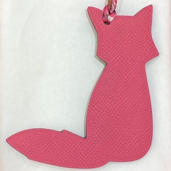 187 Factory Bag Charm Price Epsom Rose Lipstick & Togo Gold Fox Charm