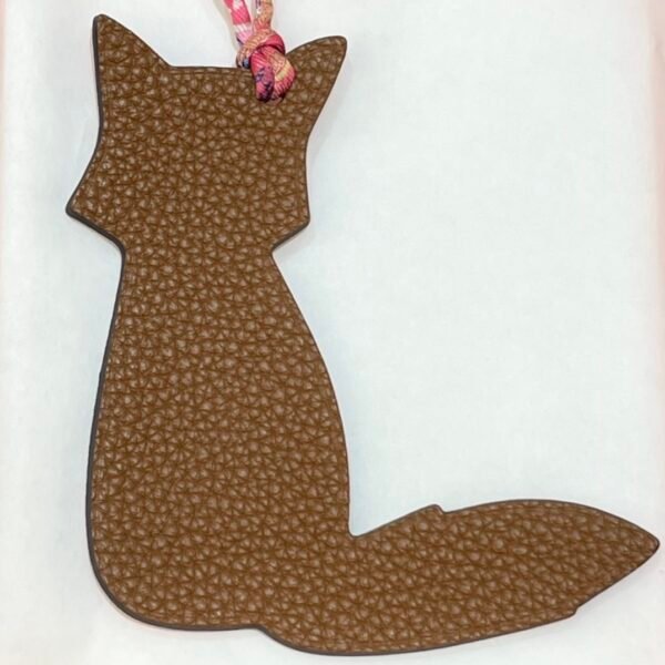 187 Factory Bag Charm Price Epsom Rose Lipstick & Togo Gold Fox Charm