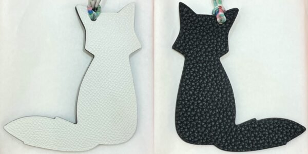 New Arrival 187 Factory Fox Charm Epsom Leather Craie & Togo Leather Noir