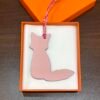 Singapore Kuala Lumpur 187 Factory Fox Charm Epsom Rose Purple & Togo Leather Rose Sakura