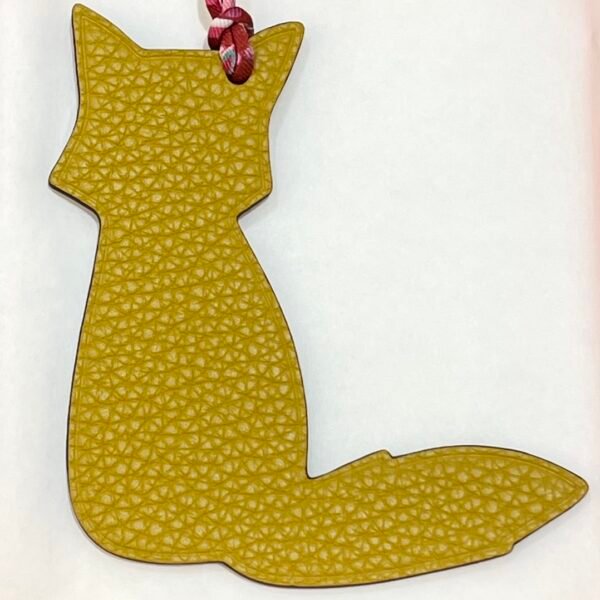 Full Handmade 187 Factory Fox Charm Epsom Violet & Togo Leather Jaune D’or