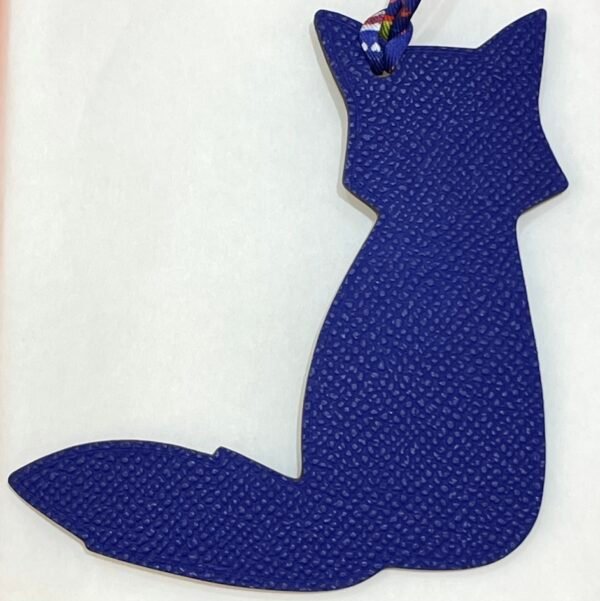 187 Factory Bag Charm Price Epsom Blue Electric / Togo Leather Violet Fox Charm